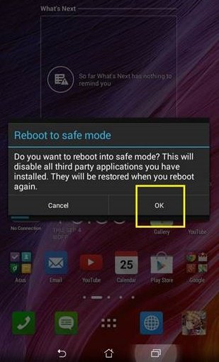 reboot in safe mode