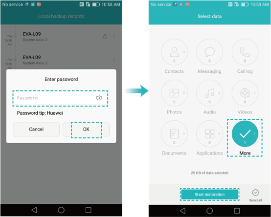 Restore-Huawei-data