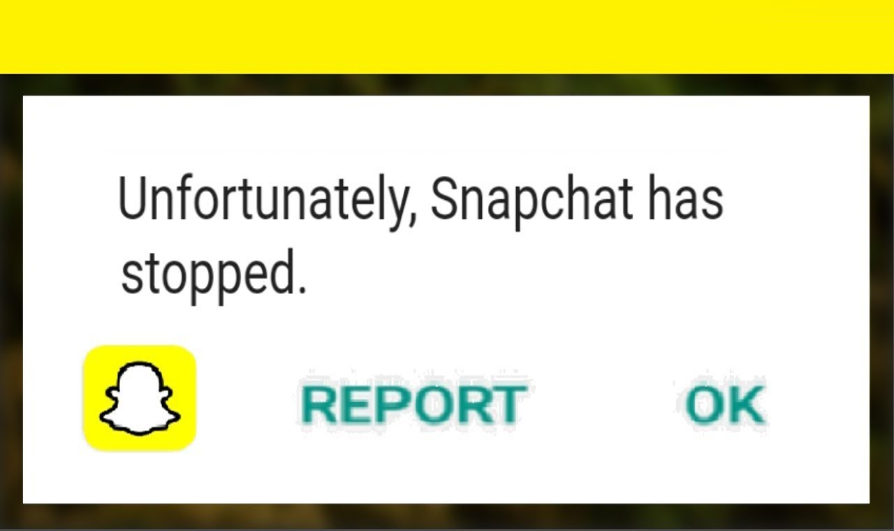 Sfortunatamente, Snapchat si è fermato" su Android