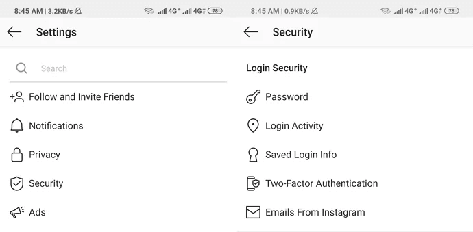 change-instagram-password