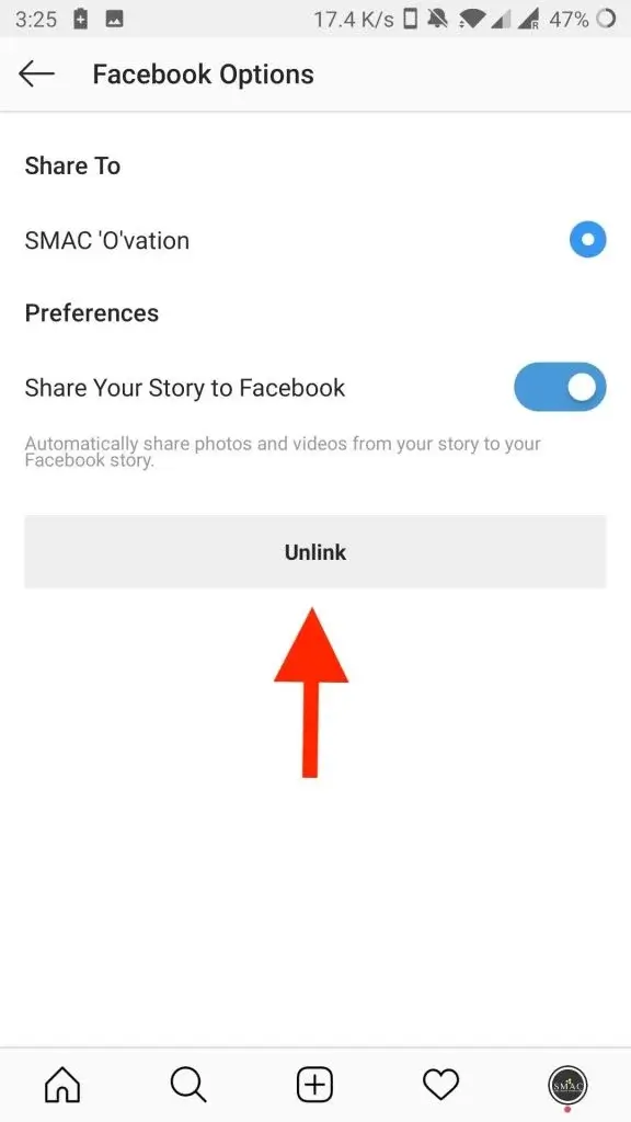 unlink-facebook-from-instagram
