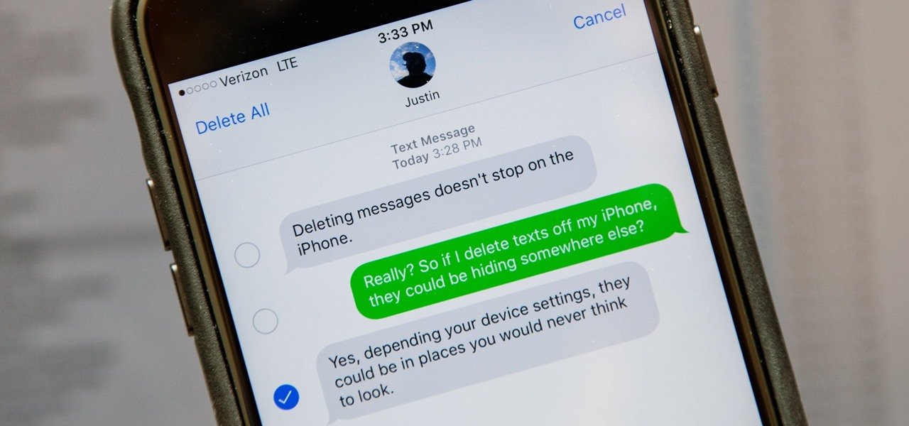 iPhone che elimina i messaggi da solo