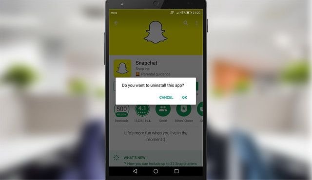 Reinstall-Snapchat