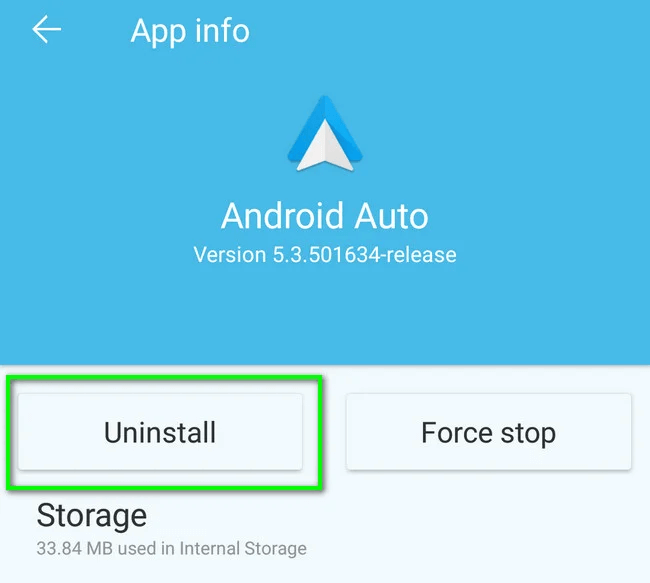 uninstall-android-auto