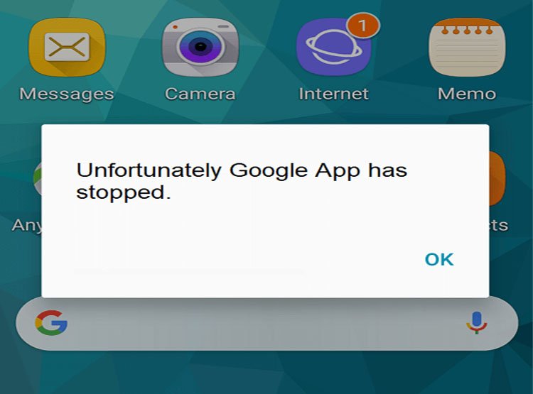 risolvere "Purtroppo, L'app Google si è fermata" Su Android