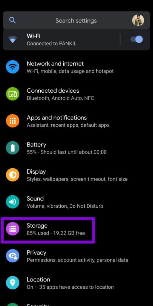check-storage-on-android