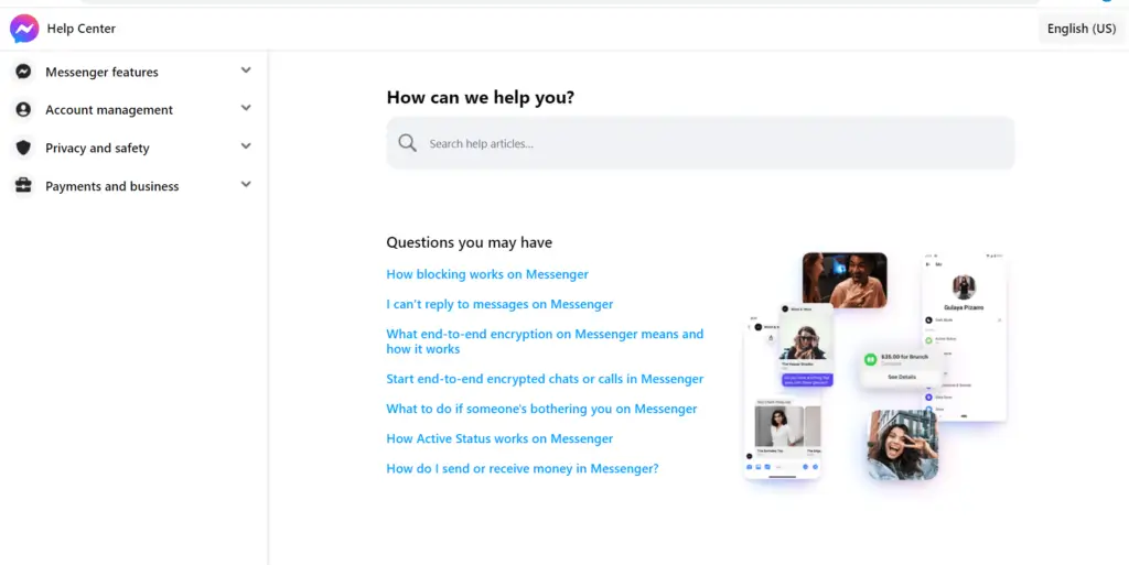 contacts-messenger-support