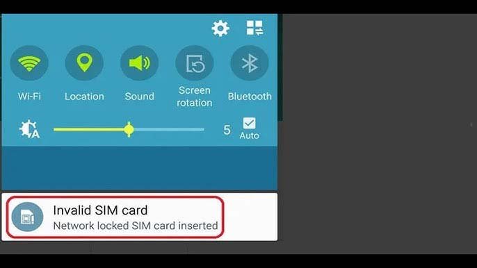 risolvere "Carta SIM non valida" Su Android