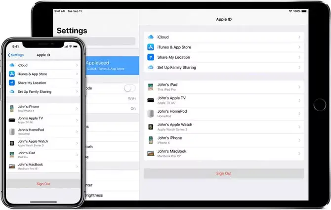 login-logout-apple-id