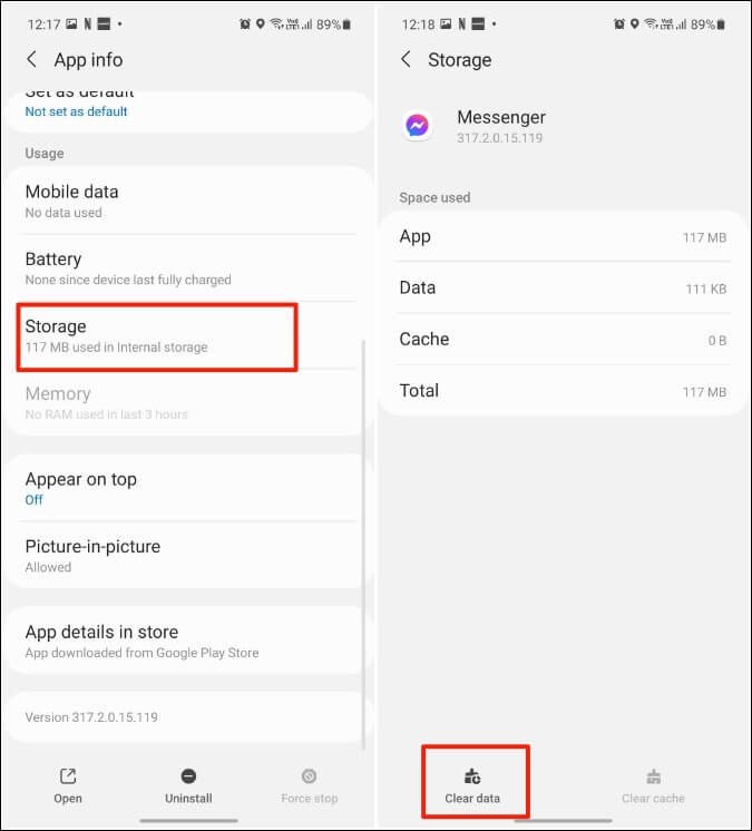 delete-messenger-data