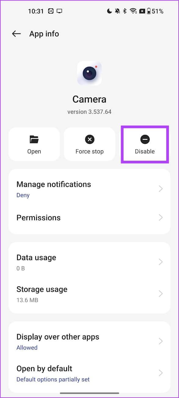 disable-camera-app