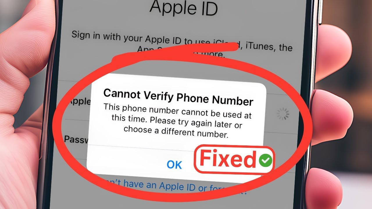 risolvere Impossibile verificare il numero di telefono per ID Apple